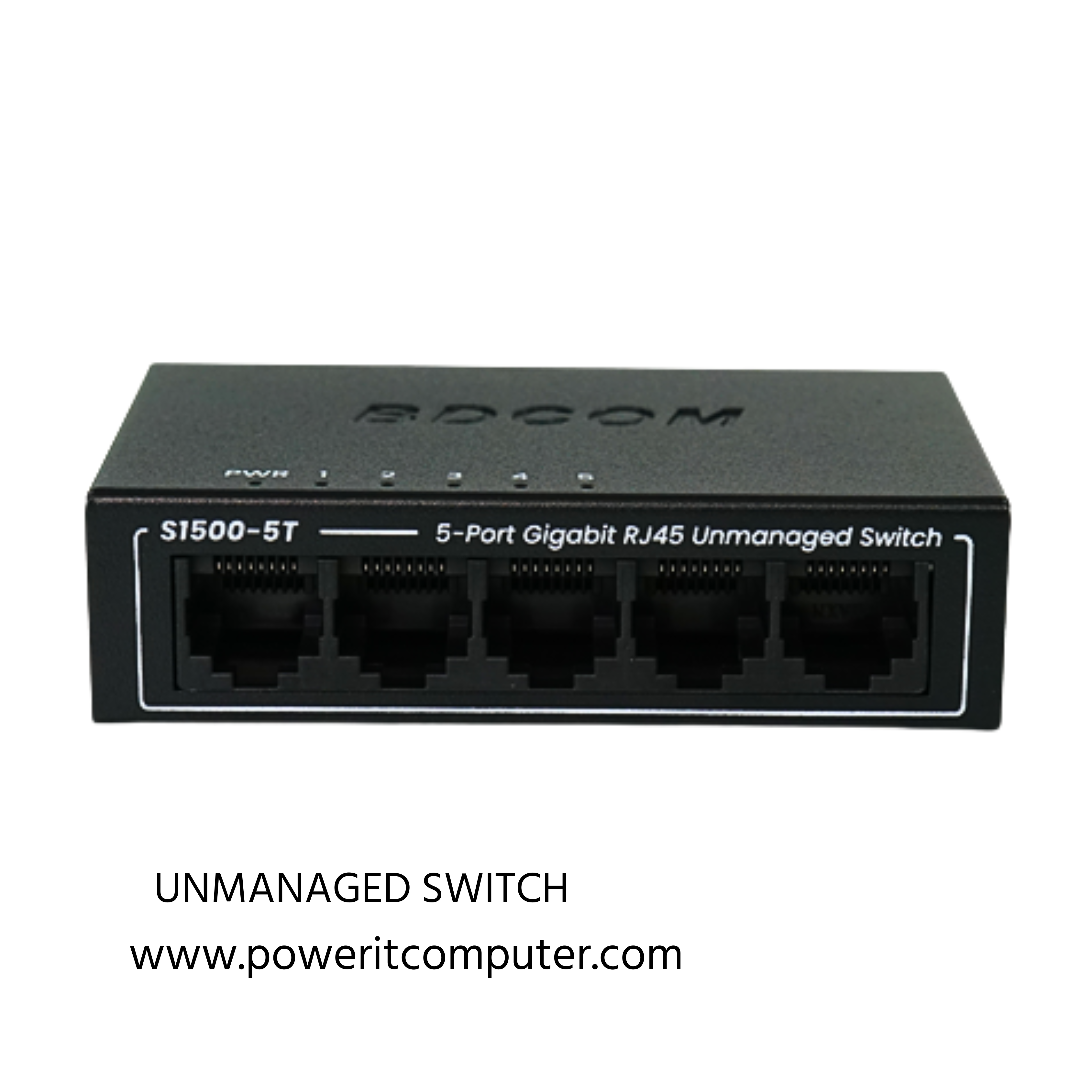 BDCOM S1000-4P2S 4-Port Gigabit   Switch With 2  SFP