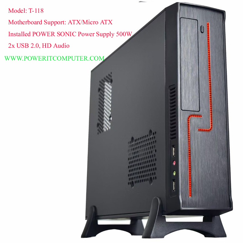 ATX/Micro ATX  POWER SONIC SUPAR SIME CASSIN Power Supply 500W