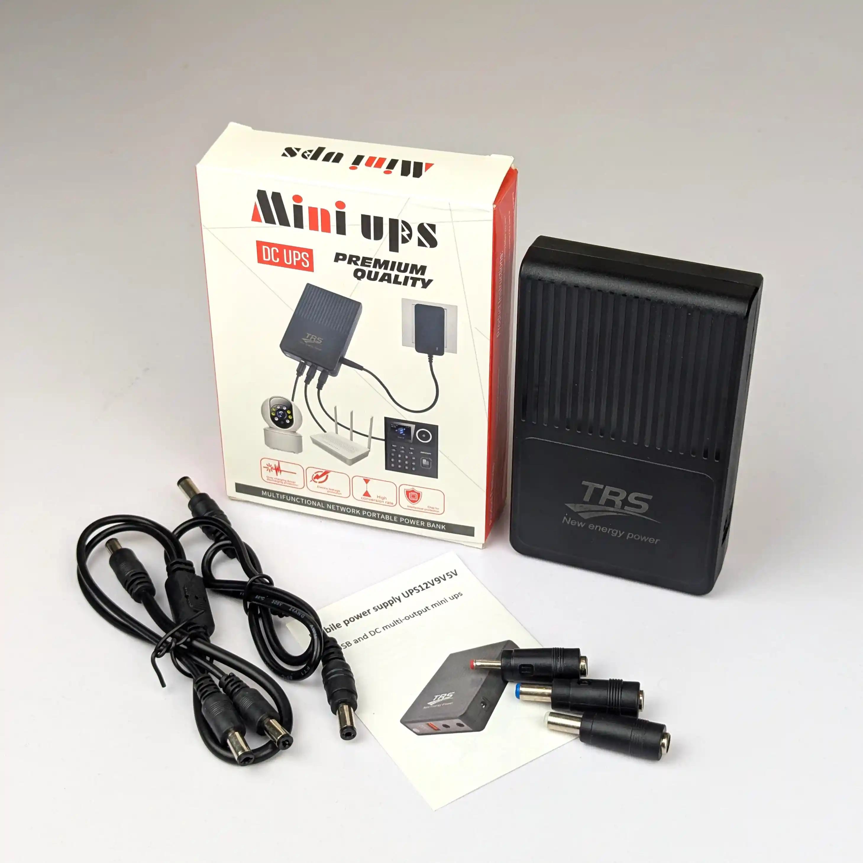 Premium Multi-Output Mini DC UPS & Portable Power Bank for WiFi Router, ONU & CCTV